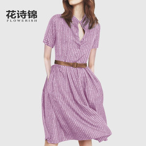 【欧美格子连衣裙夏价格】最新欧美格子连衣裙