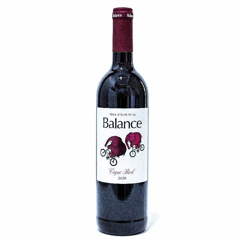 balance非象干红葡萄酒750ml单瓶装顺滑易饮果香南非原瓶进口红酒
