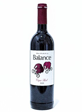Balance非象干红葡萄酒750ml单瓶装顺滑易饮果香南非原瓶进口红酒
