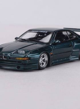 RM犀牛1:64宝马850CSi E31宽体改装跳灯版合金仿真车模型