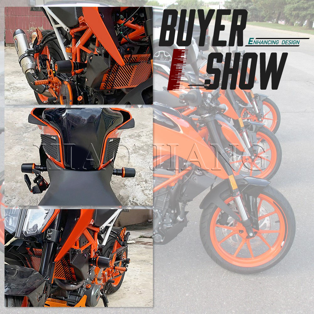 DUKE390改装防摔球保护杠