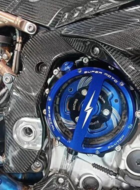 适用于宝马S1000RR M1000RR 改装 透明离合器边盖 透明发动机盖