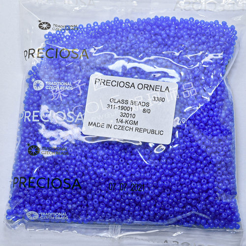 捷克玻璃珠preciosa8/0圆珠 13色 珍珠仿玉系列 DIY 250克 大包装