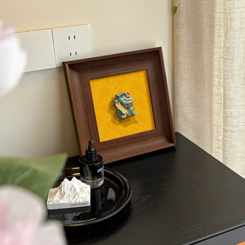 镇宅招财入户门装饰画中国风桌面