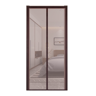 夏季家用防蚊门帘全磁条加密纱帘免打孔磁性自吸防蝇卧室沙门蚊帐