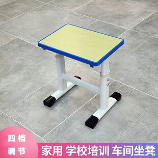 学校课桌凳木质  学生凳子教室方形学校同款