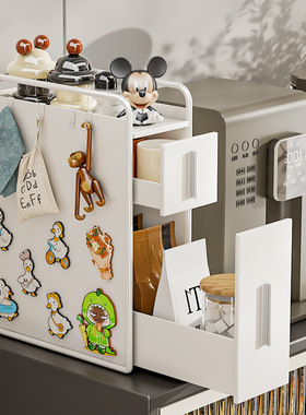 防尘杯子收纳置物架杯架水杯调料茶具茶杯架咖啡马克杯抽拉收纳盒