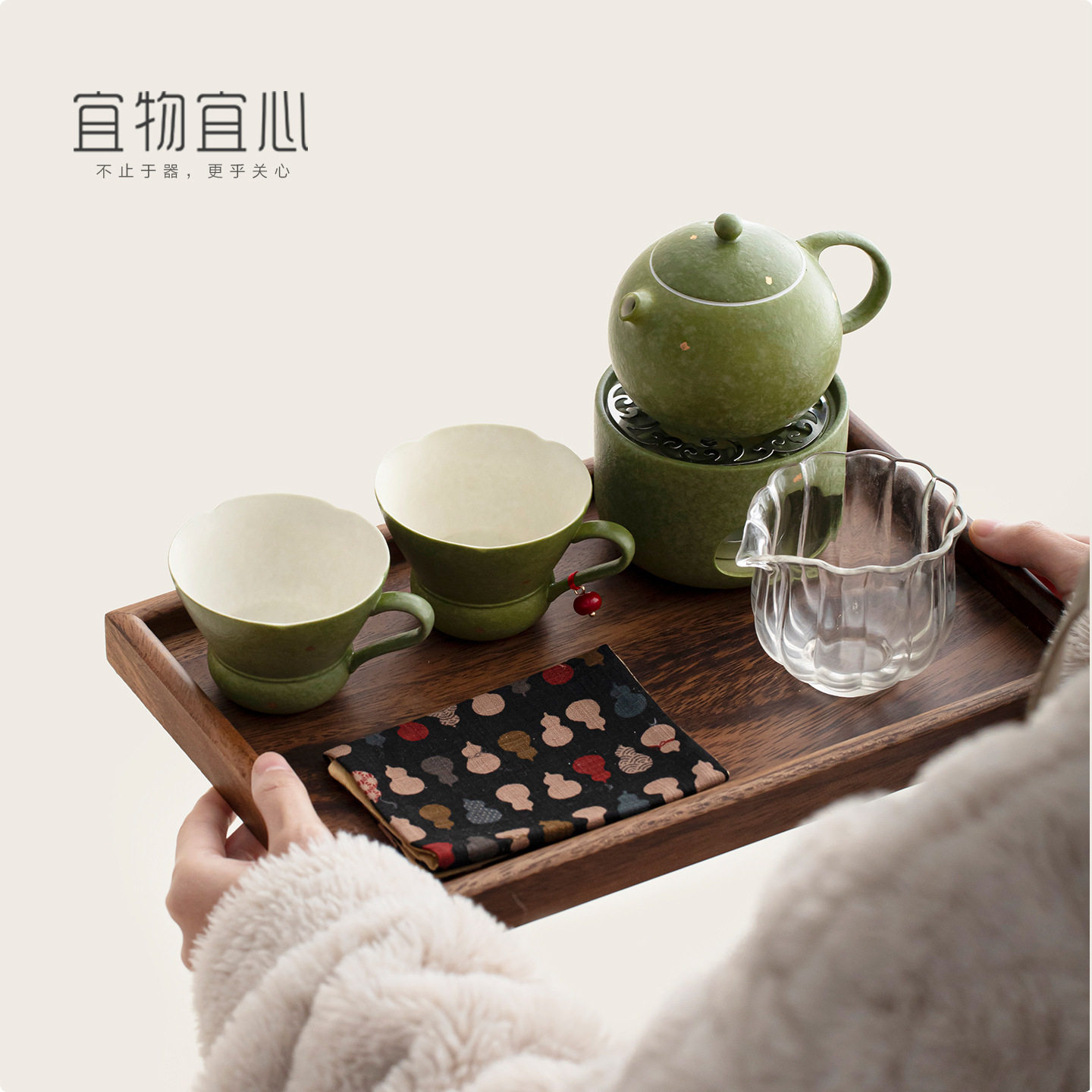 小青柑温茶炉套装冬天家用室内暖整套茶具