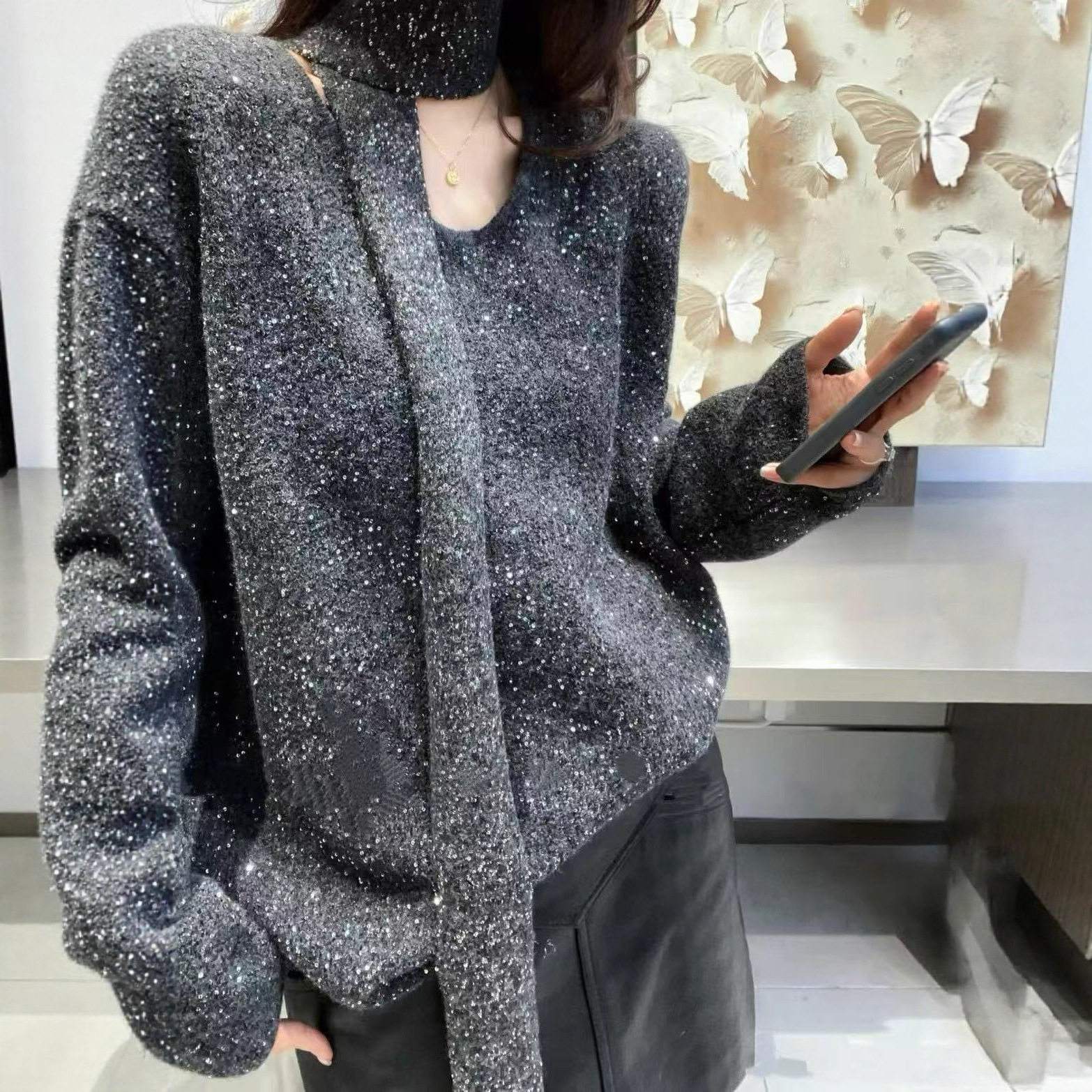 2025秋冬新款时尚女装韩版设计感