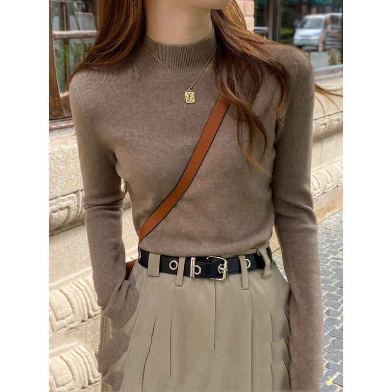 羊绒毛衣女秋冬2024新款爆款半高