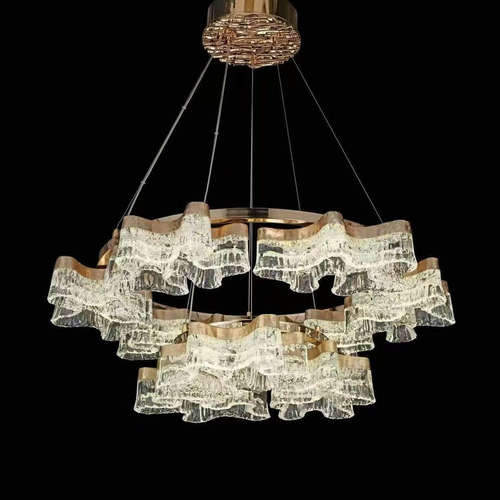 意式轻奢设计师别墅客厅吊线灯