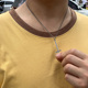 复古做旧S925纯银倒十字架吊坠哥特式 痞帅男生泰银配饰女士高级感