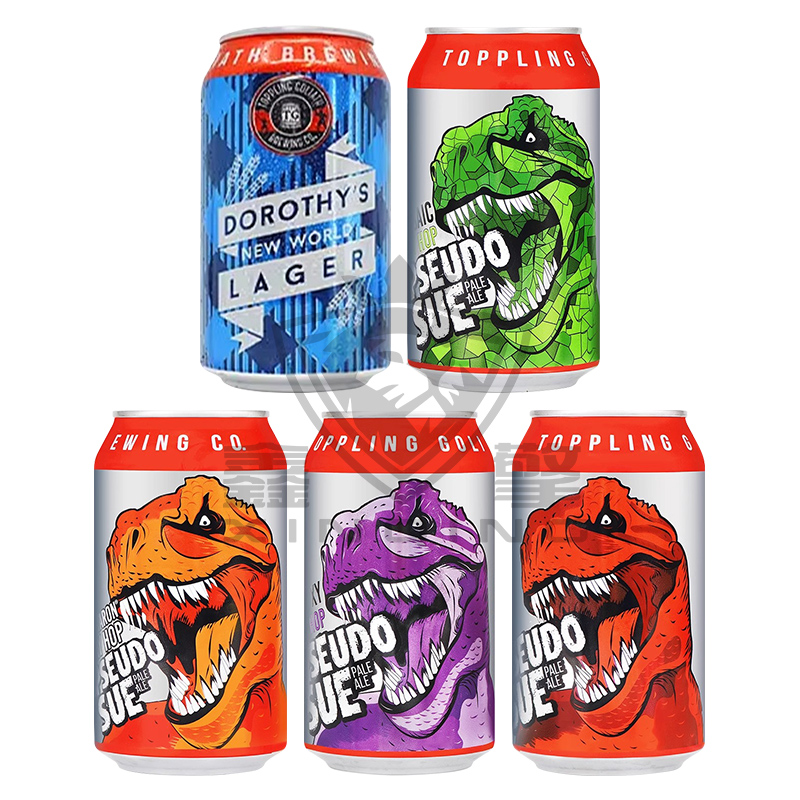 击倒巨人双倍暴龙苏浑浊IPA美国进口精酿啤酒355ml