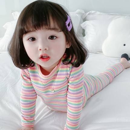 女童秋衣秋裤纯棉秋装儿童内衣套装1-7岁女宝宝睡衣家居服秋季新