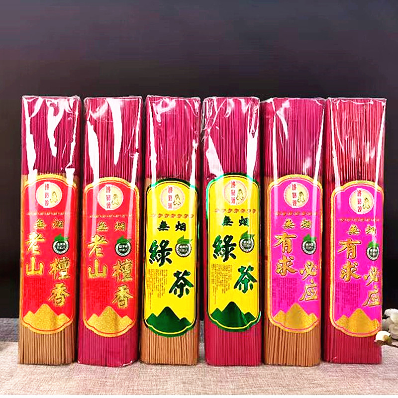 古城线香檀香无烟家用竹签香