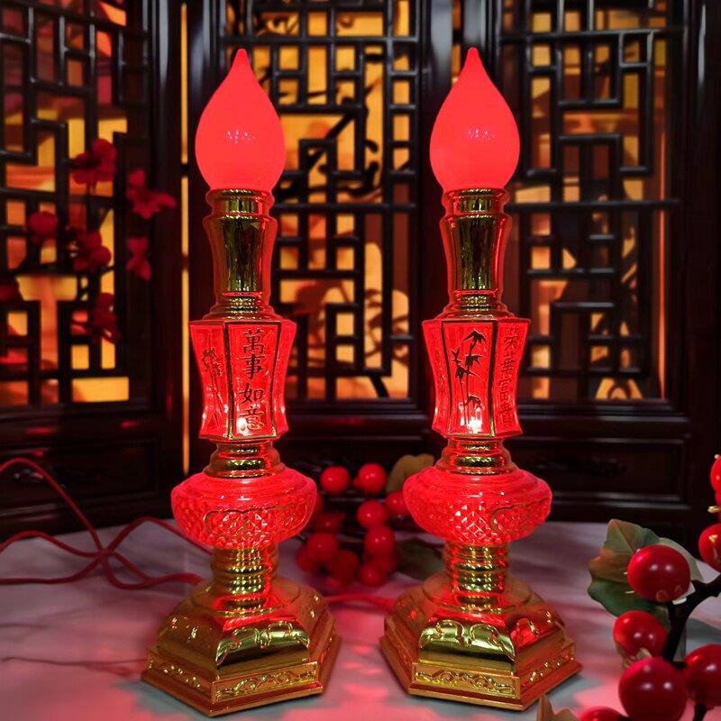 长明灯供奉供佛灯蜡烛无烟