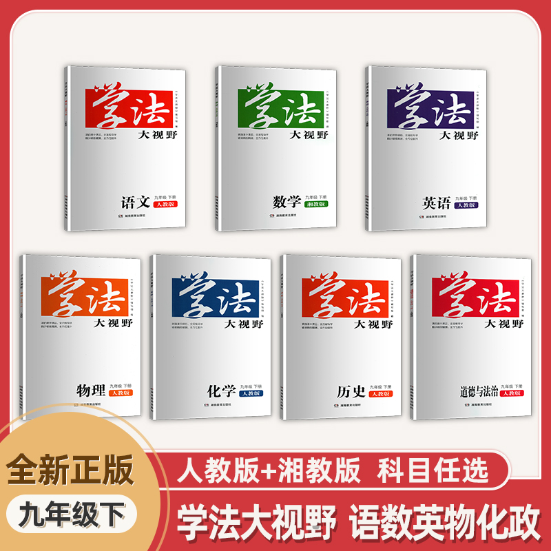 2026新版九年级下册学法大视野