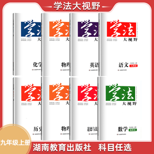 同步练 社全新正版 综合练含答案9上数学中考 XJ初中初三3教科书配套学习用书湖南教育出版 学法大视野数学9九年级上册湘教版