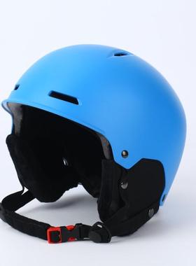 冬季滑雪帽代驾外卖防寒骑行头盔加绒护耳公路车安全帽一体滑雪盔