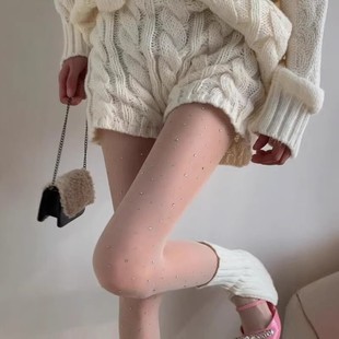 亮闪闪丝袜袜套镶钻丝袜真的绝夜店闪亮丝袜女连裤打底袜闪闪发光