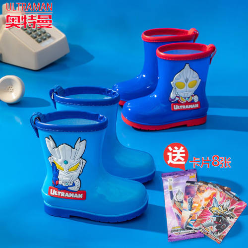 加绒2-8岁新款可爱防水鞋幼儿园