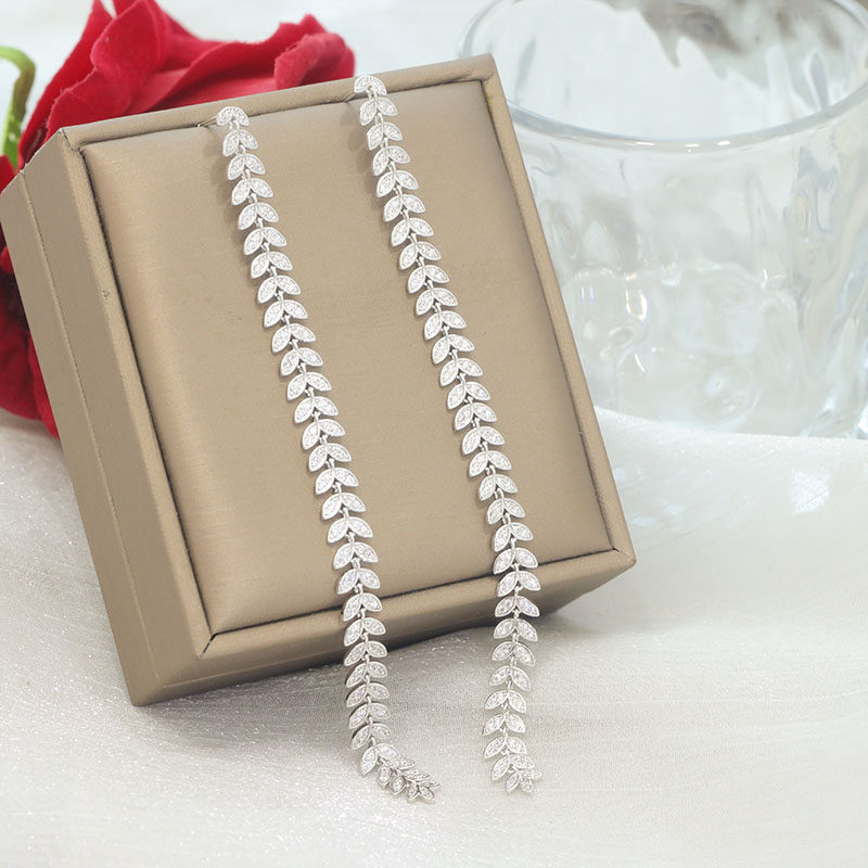 欧美新款麦穗叶子耳钉S925银针镶嵌锆石耳环超长款显瘦耳饰耳坠女,饰品/流行首饰/时尚饰品新,耳环,淘宝优惠券,粉丝福利购,淘宝优惠卷