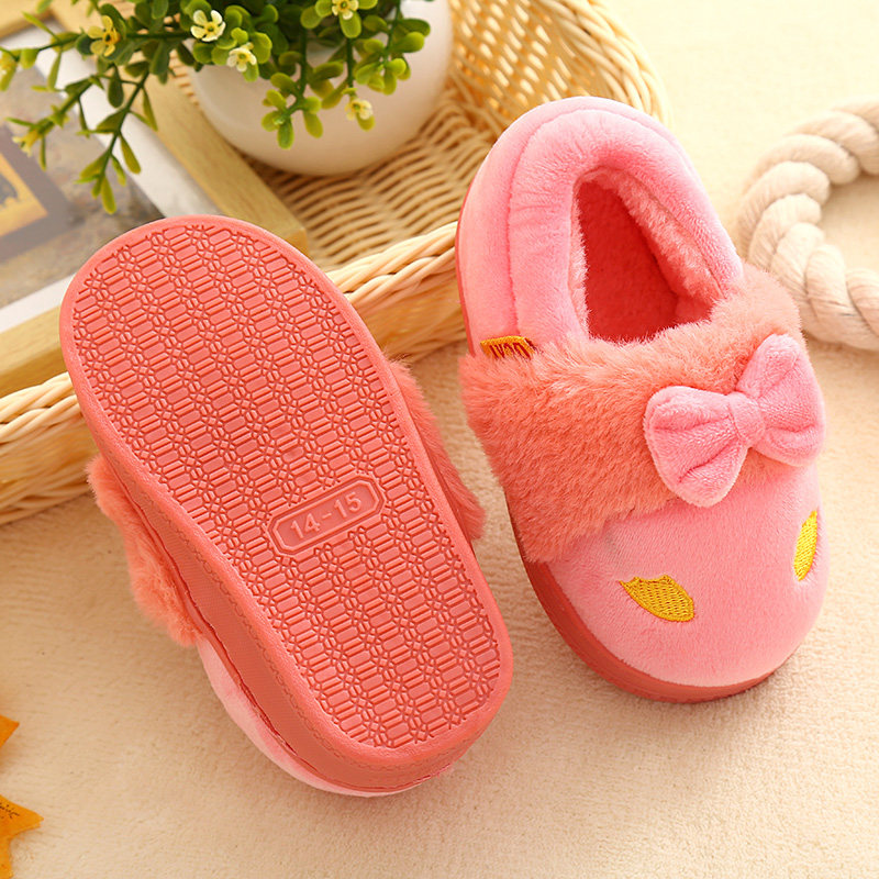 Pantoufles enfants en coton pour hiver - Ref 1032256 Image 4