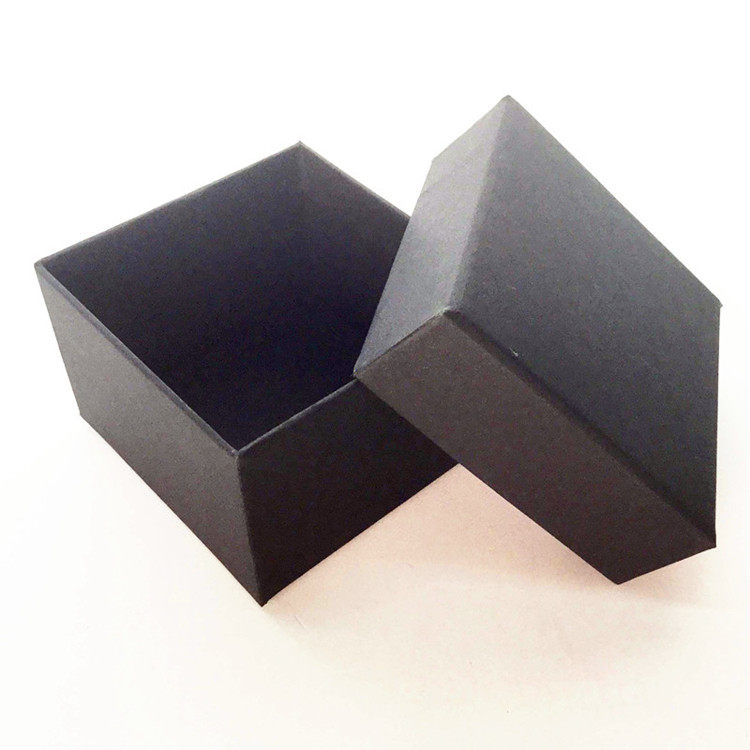 牛皮纸首饰包装盒正方形礼品盒天地盖手工首饰硬纸盒子飞机盒定制