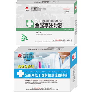 中龙神力氨苄西林氯唑西林钠注射液猪产后消炎牛羊乳房子宫炎兽药