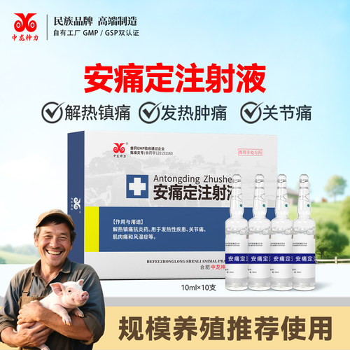 中龙神力安痛定注射液猪牛羊风湿