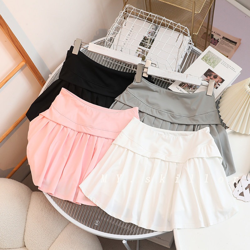 高颜值Iu 运动瑜伽冰丝短裙女 速干透气高腰防走光健身裙夏季新款,运动/瑜伽/健身/球迷用品,瑜伽短裙,淘宝优惠券,粉丝福利购,淘宝优惠卷