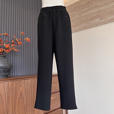 时尚妈妈装裤子秋款中老年女士裤