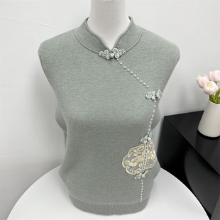 中年妈妈装新款针织加绒打底衫毛衣中老年女气质一体绒冬厚款上衣