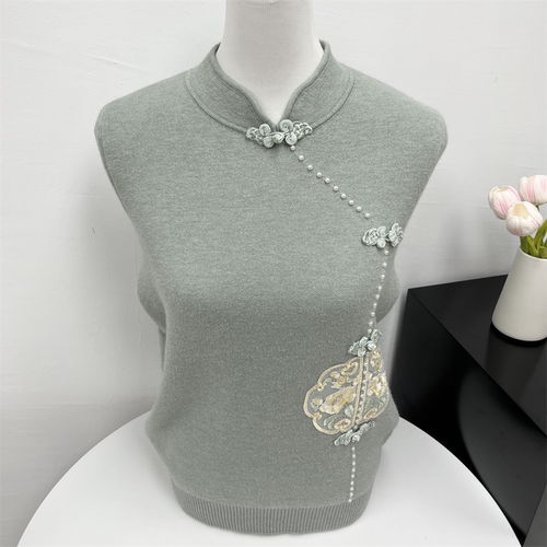 中年妈妈装新款针织加绒打底衫