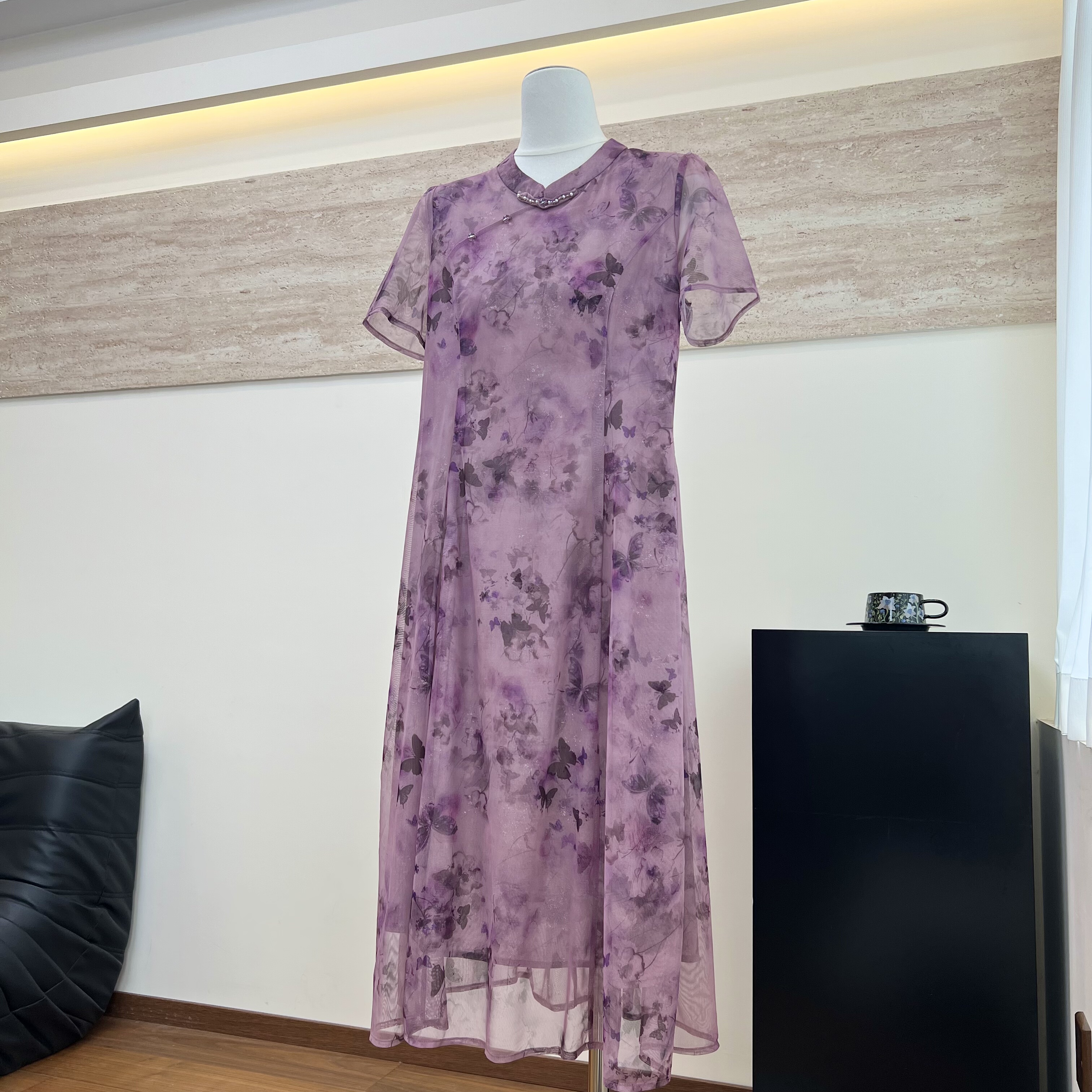 新款妈妈装夏季短袖连衣裙