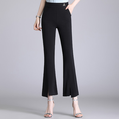 年轻妈妈裤子春夏季棉麻九分裤