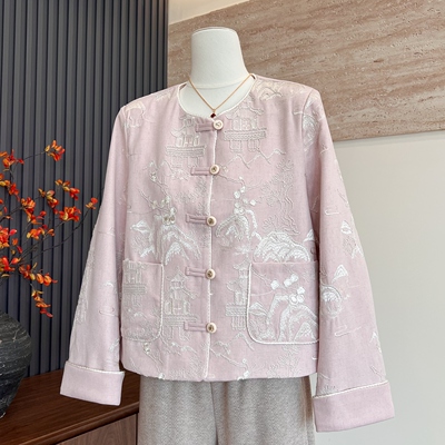 新中式新款妈妈装时尚上衣外套女