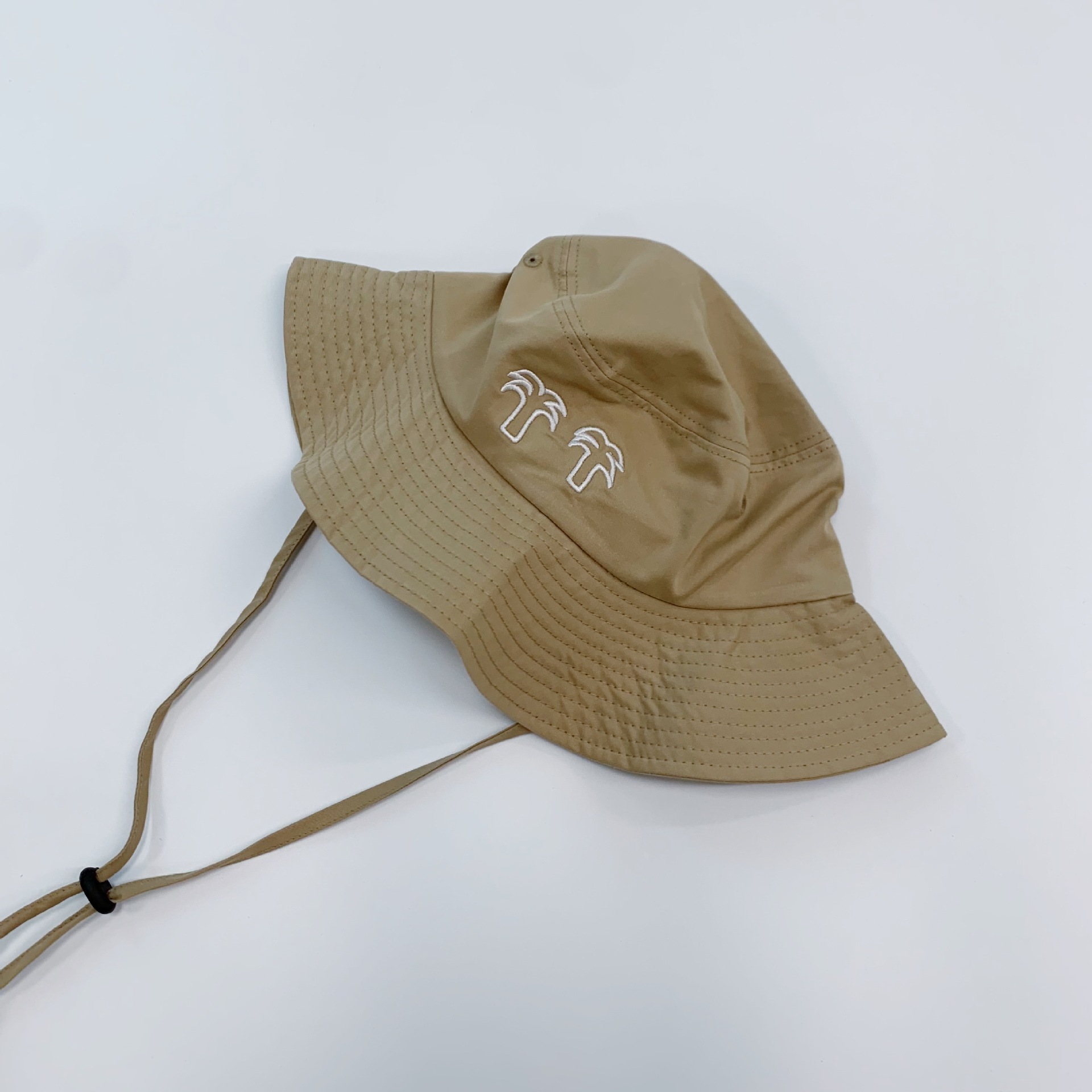 韩国小众 24新款 刺绣logo休闲户外遮阳渔夫帽