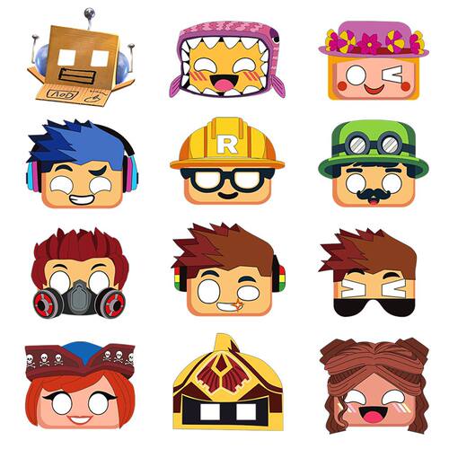 ROBLOX主题儿童生日派对拍照道具