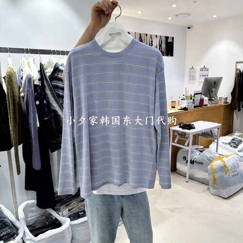 一件包邮 小夕韩国东大门代购HELVETICA PLUS 26秋女新款长袖T恤