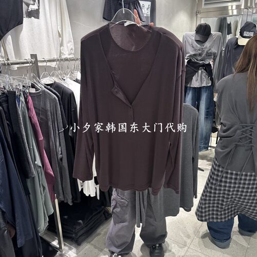 一件包邮 小夕韩国东大门代购 HERTZ-P 26秋女装新款时尚长袖T恤