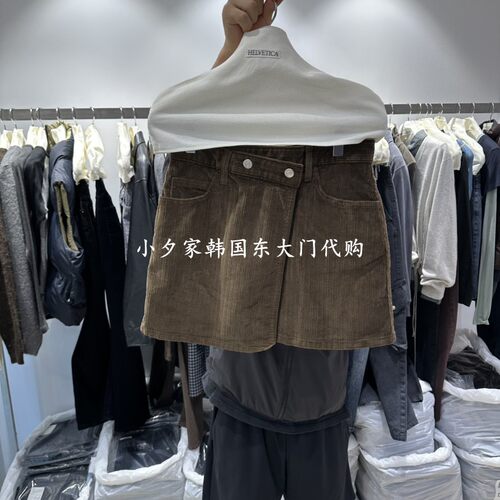 一件包邮 小夕韩国东大门代购HELVETICA PLUS26秋新女休闲短裙