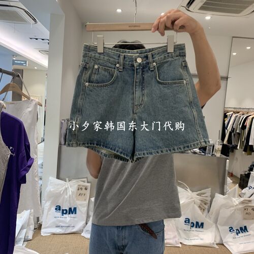 一件包邮 小夕韩国东大门代购SELF SERVICE 26夏款新品女牛仔短裤