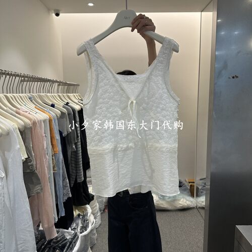 一件包邮 小夕韩国东大门代购ALTER 26夏款女装纯色 吊带背心