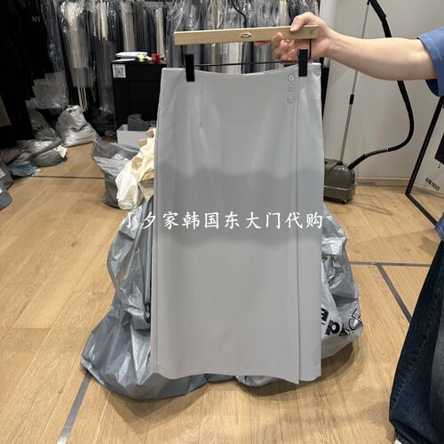 一件包邮 小夕韩国东大门代购aube nunt 26夏女气质纯色半身长裙
