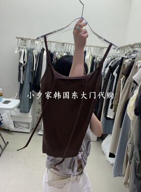 一件包邮 小夕韩国东大门代购 PADO26夏款女装性感挂脖吊带背心