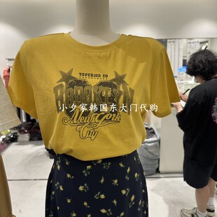 一件包邮 小夕韩国东大门代购COMBO 26夏女装新品韩系纯色短袖T恤