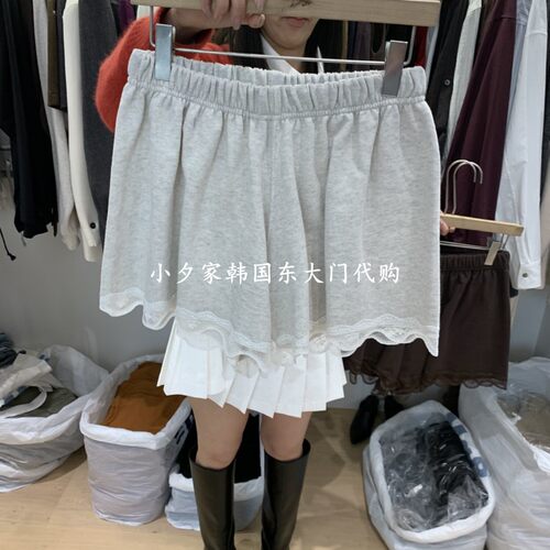 一件包邮 小夕韩国东大门代购 W AND J 26年秋季女装新款休闲短裤