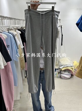 一件包邮 小夕韩国东大门代购INNI 26夏款新品女装时尚纯色休闲裤