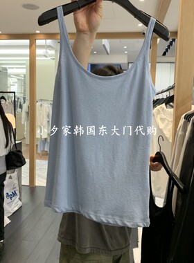 一件包邮 小夕韩国东大门代购 OBJECT26夏款女纯色细肩带吊带背心